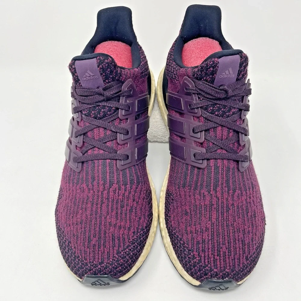 Adidas Ultra Boost 3.0 Running‎ Shoes Womens 9 Red Purple Sneakers Trainers